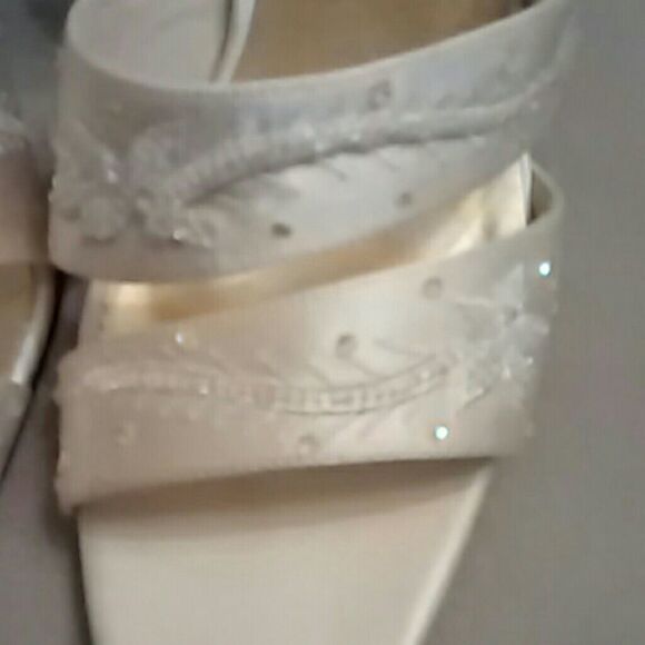 Caparros Embroidered Satin Shoes - Picture 3 of 5